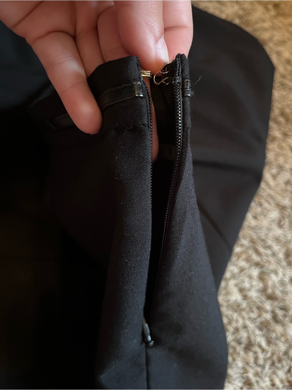 East 5th Black A-Line Midi Skirt - Picture 5 of 7